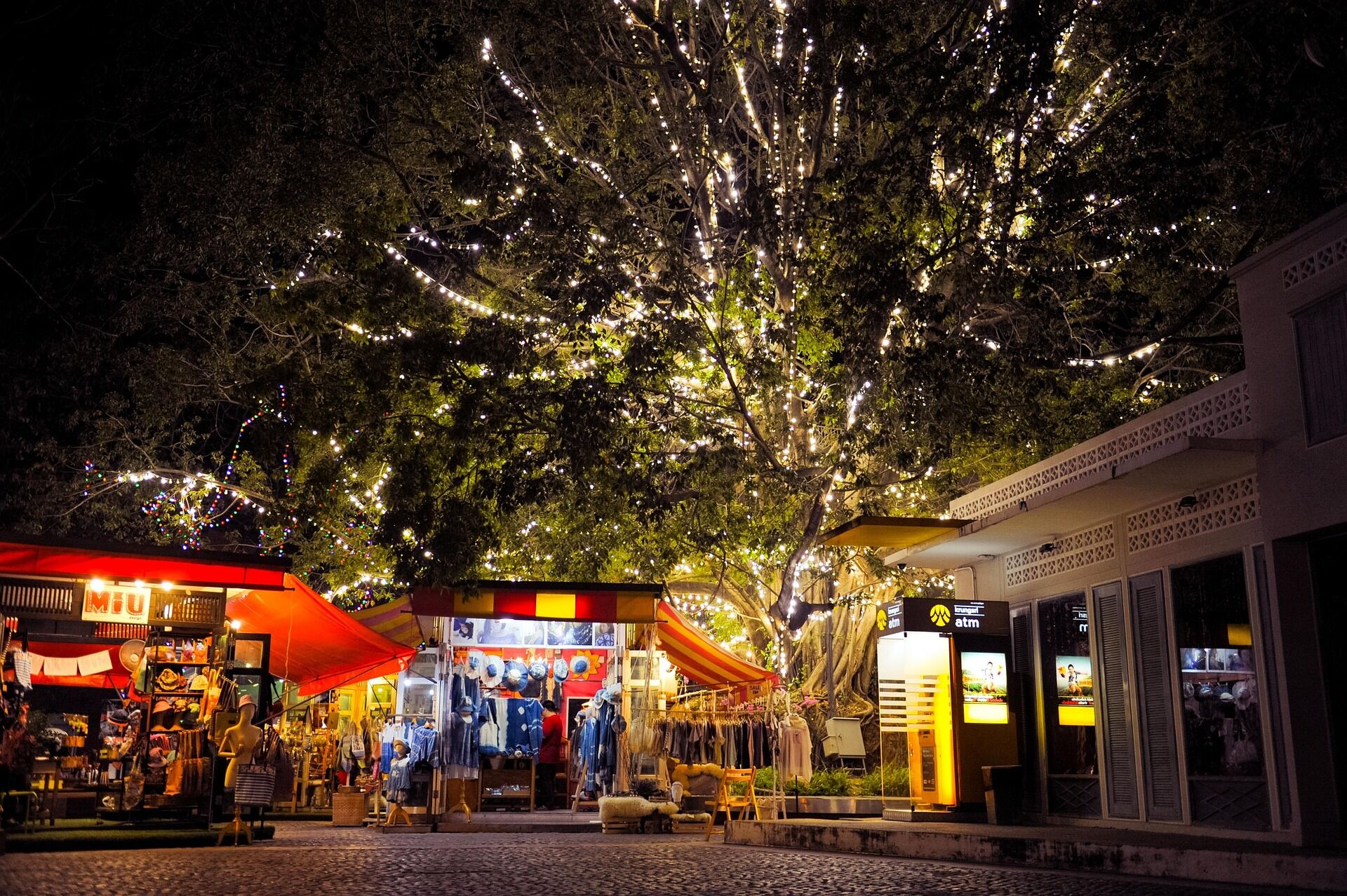 Chiang Mai Town by Night, Thailand